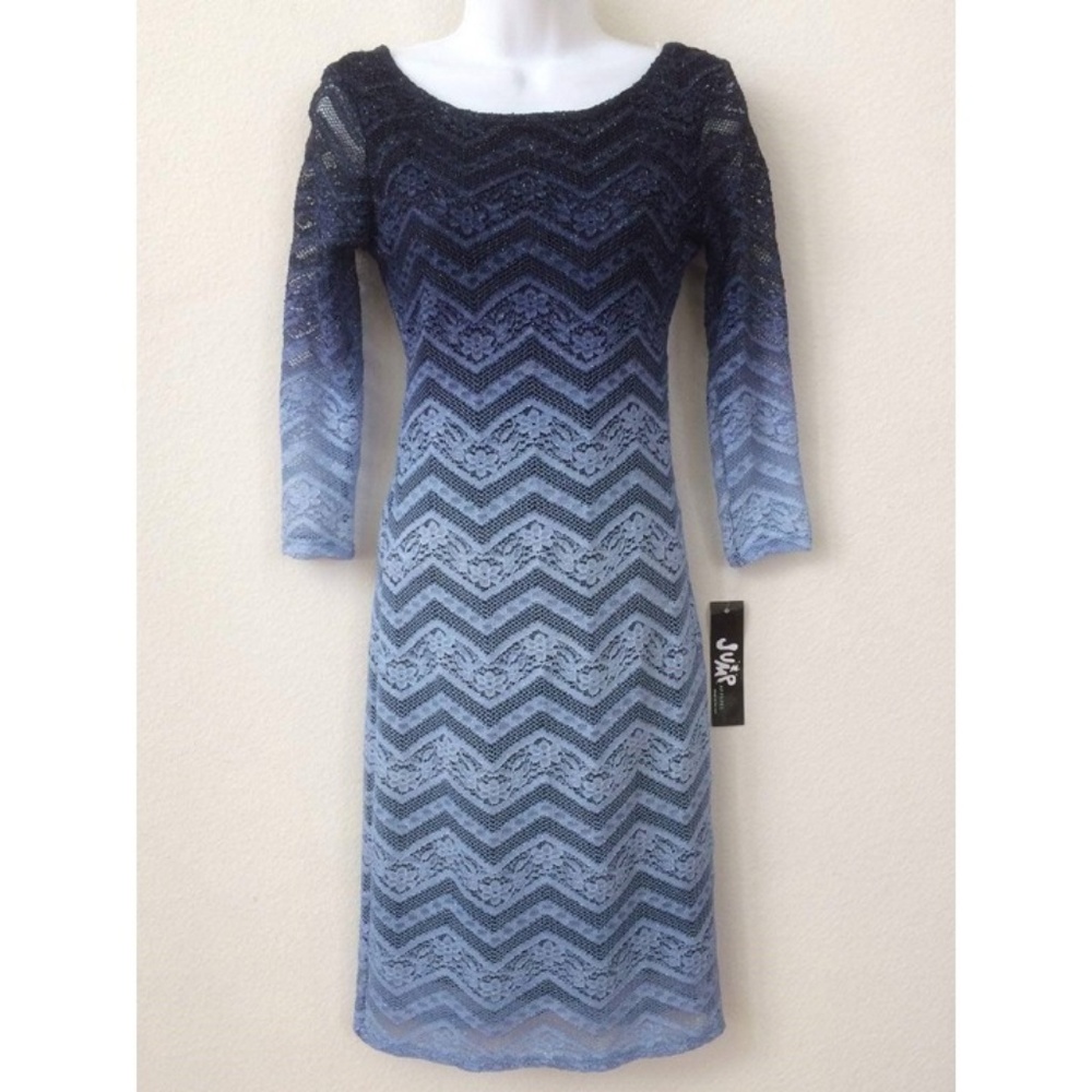 Jump Apparel  Dress Ombre Lace w Sparkle Size 1-2